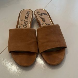 Sam Edelman Brown Suede Slide Sandal